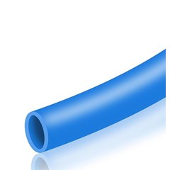 Tube 1/2in PU 9.5mm ID per foot - Blue