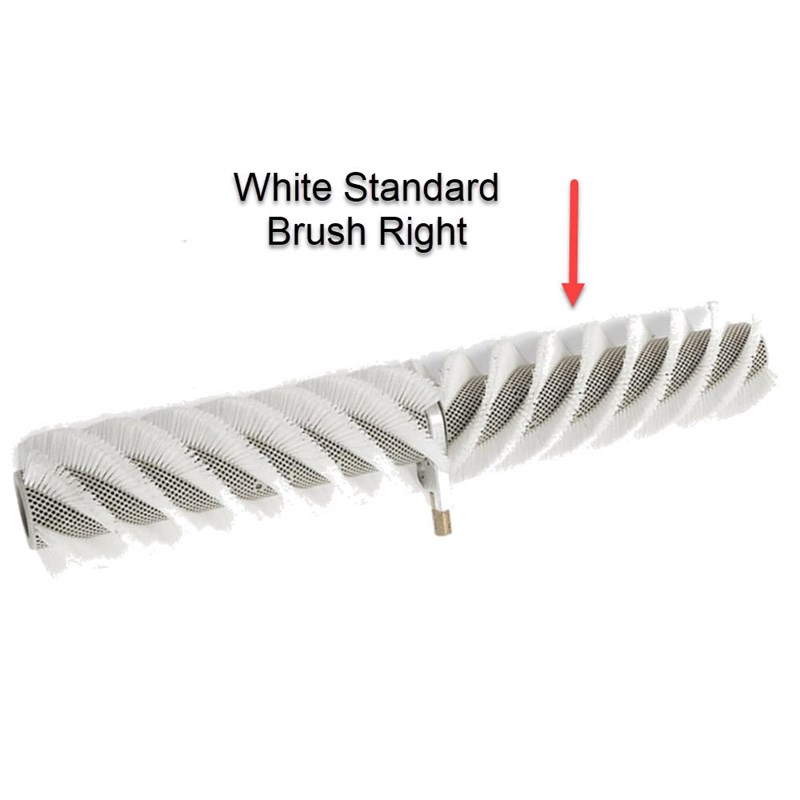 Bristles White Standard Right Side of Rotary Brush 24in