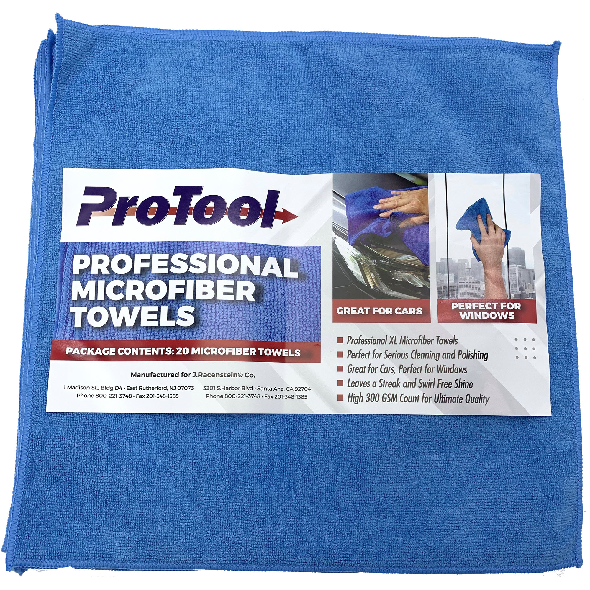 16x16 Microfiber Cloth, Professional, 300GSM