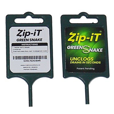 New Zip It® Drain Cleaning Tool (Drain Snake) - Zip It Clean Inventing