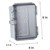 Enclosure Box 4in x 6in x 3.5in Clear Image 1