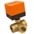 Valve 3 Way 12v Ball Valve 1/2in Brass Image 1