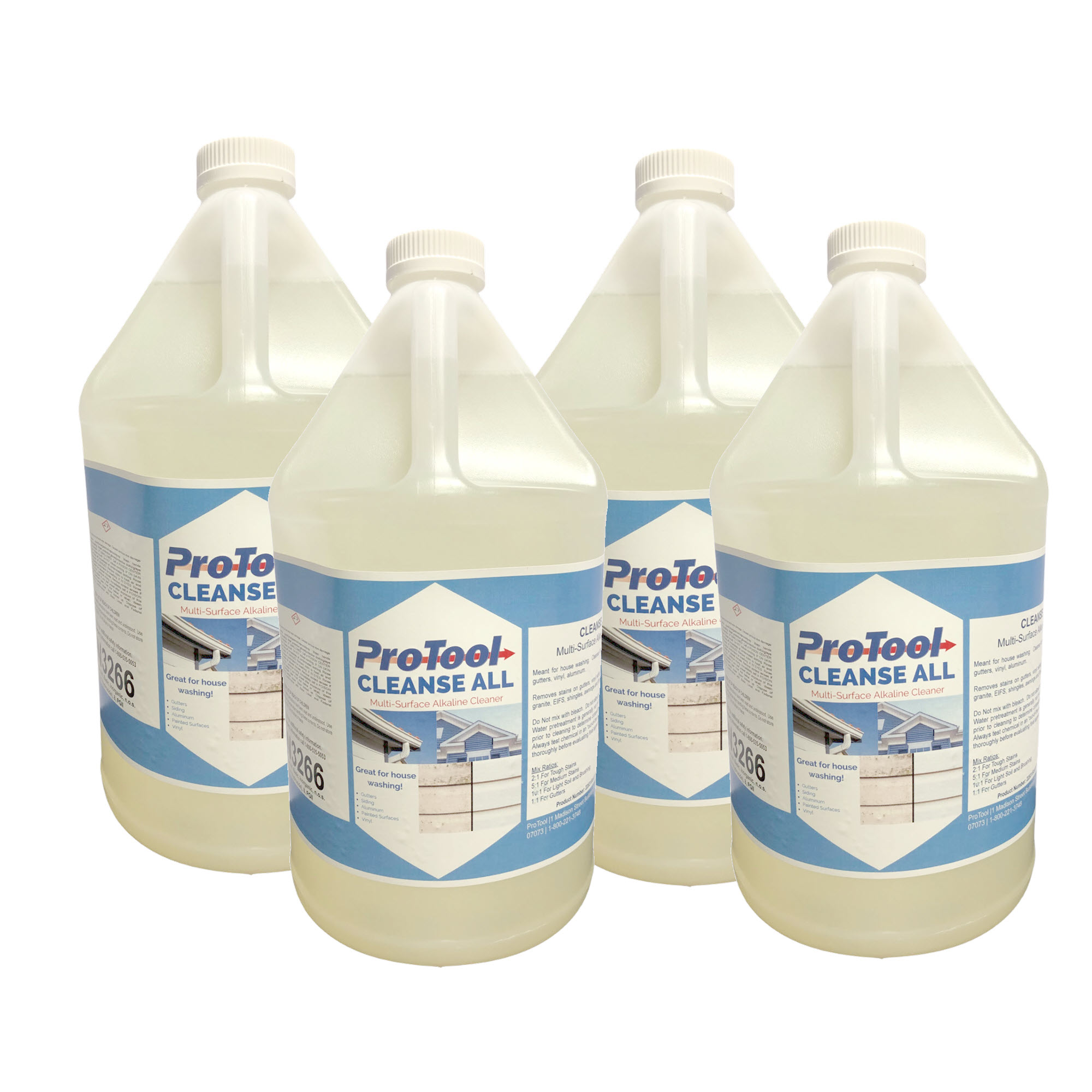 Protool Cleanse All 4 Gallon Case (89-7504): Cleanse All, House, Siding 