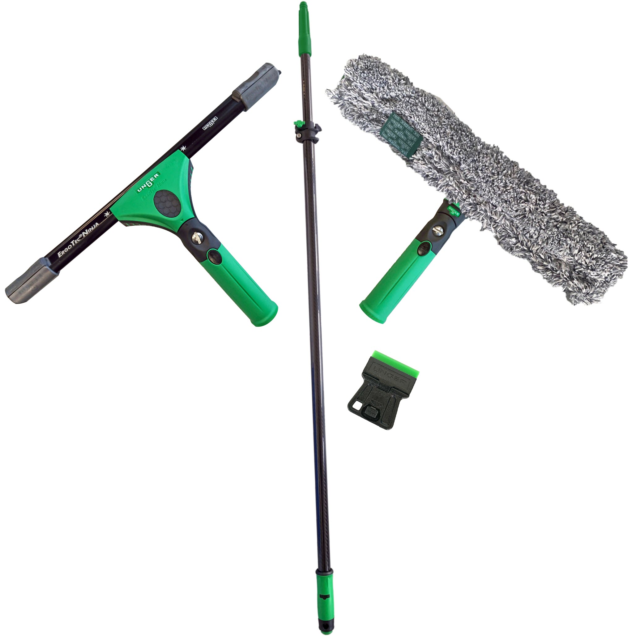 Total Pro Kit: 14 Scrubber, 12 Squeegee, 6' Connect & Clean Pole